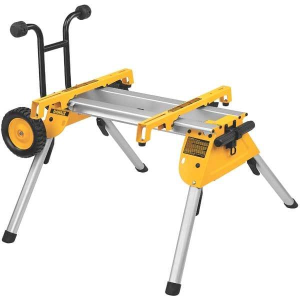 Heavy-Duty Rolling Table Saw Stand - 200 lb Capacity